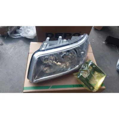 Transporter T5 Caravelle çift hüzmeli far çift mercekli sağ far depo marka tayvan üretimi