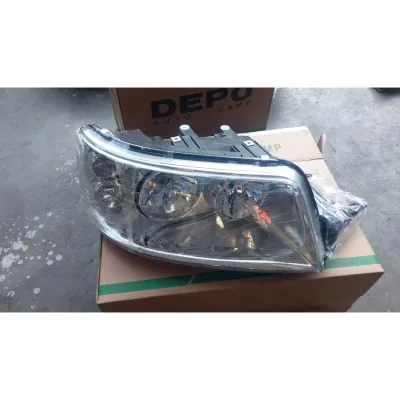 Transporter T5 Caravelle çift hüzmeli far çift mercekli sağ far depo marka tayvan üretimi